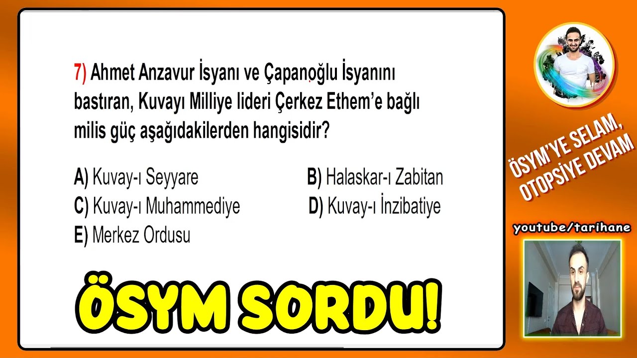 11) Milli Mücadele Hazırlık Dönemi - İnkılap Tarihi Soru Çözümü - KPSS Tarih 2026
