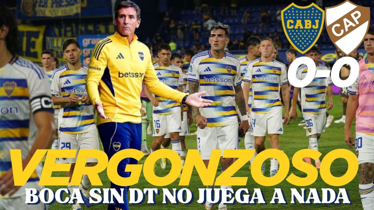 Boca 0 Platense 0 VERGONZOSO