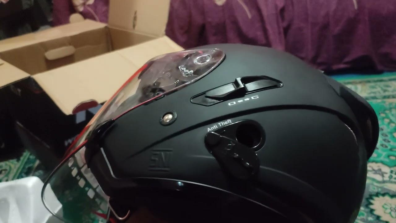 Unboxing Helm KYT Galaxy Flat R Solid Black Matt Helm KYT Original Helm KYT Official