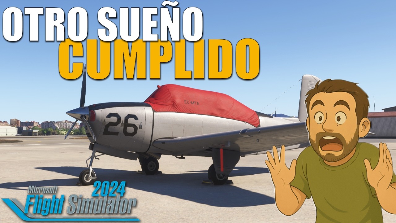 ¡NO se me OCURRE una MEJOR Manera de Volver! Carenado T-34B | Flight Simulator 2024