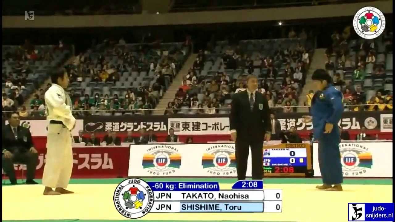 Judo 2012 Grand Slam Tokyo: Naohisa Takato (JPN) - Toru Shishime (JPN) [-60kg]