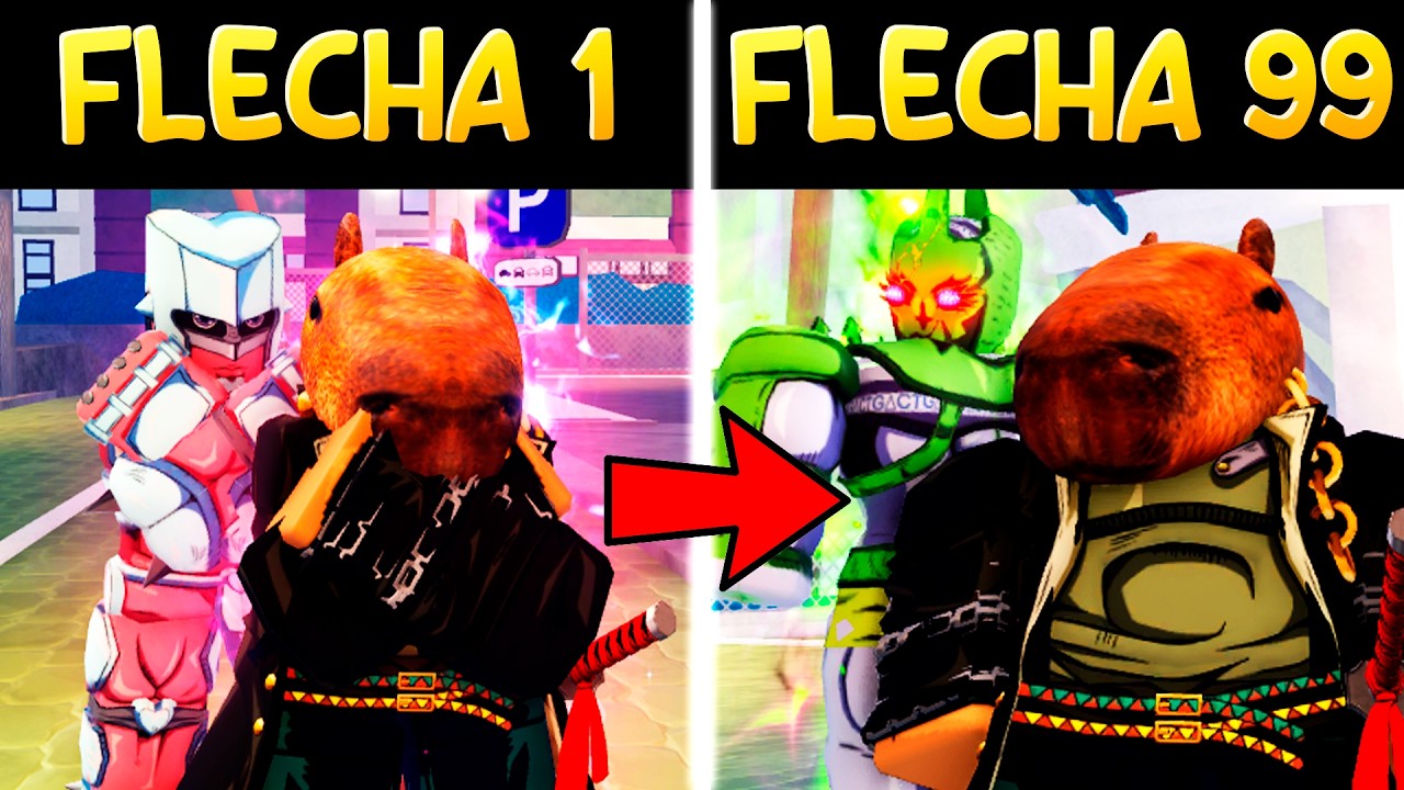 USEI 100 FLECHAS no Bizarre Lineage e OLHA o STAND que veio…