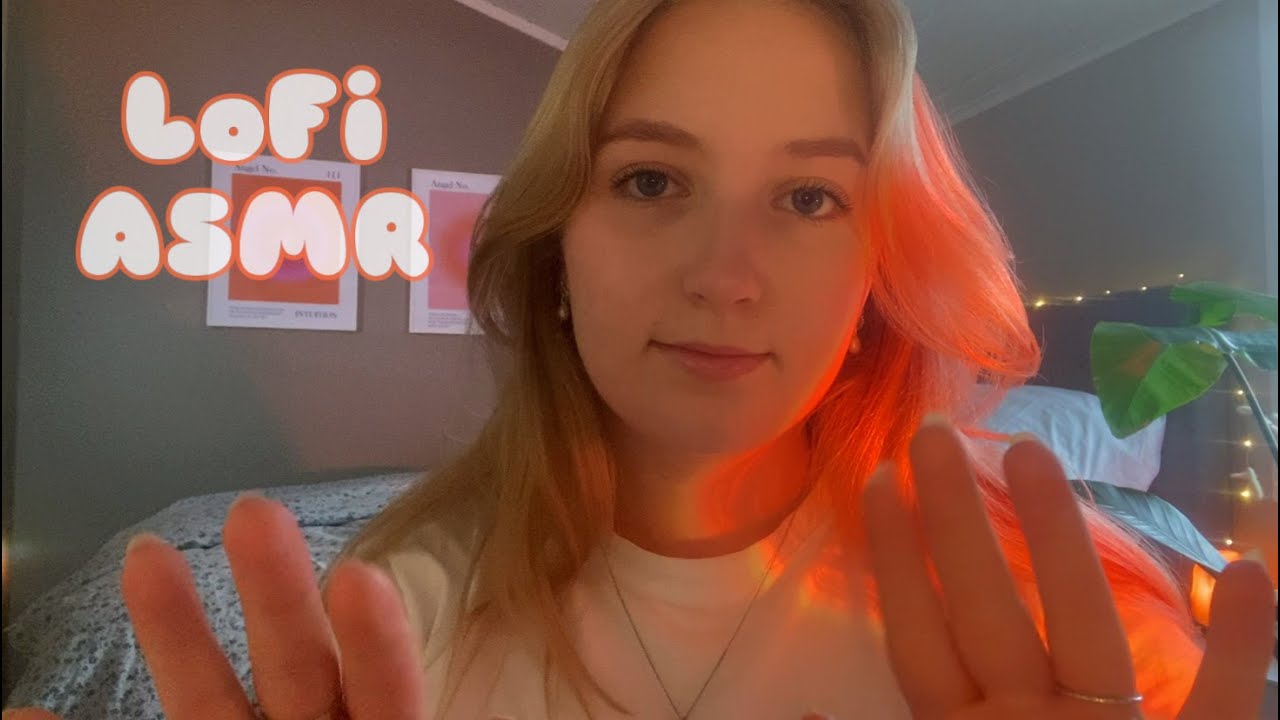 Lofi ASMR 🌿 - Cozy hangout with me (face tracing, tapping, rambling ect.)