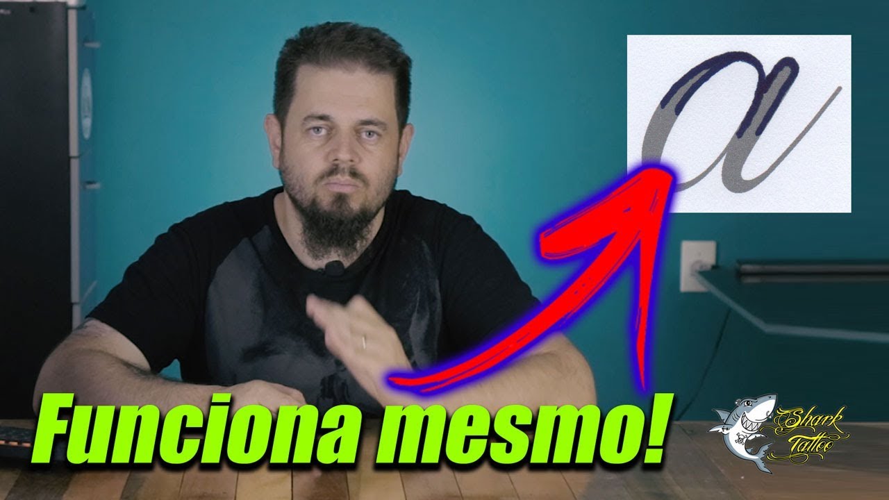Como melhorar suas tatuagens escritas parte 1 - Decalque