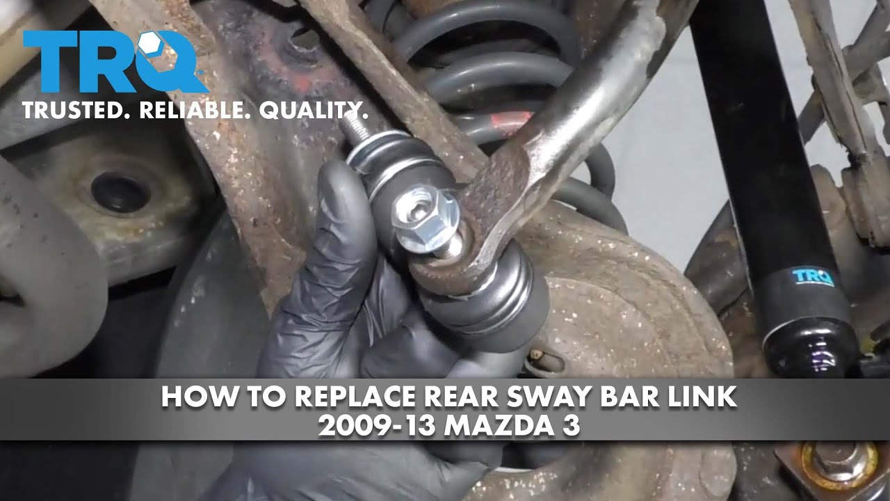 How to Replace Rear Sway Bar Link 2008-13 Mazda 3