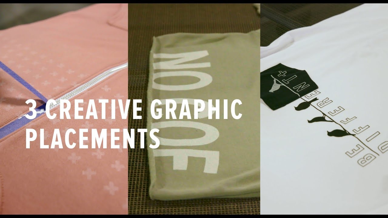 3 Creative Graphic Screen Print Placements