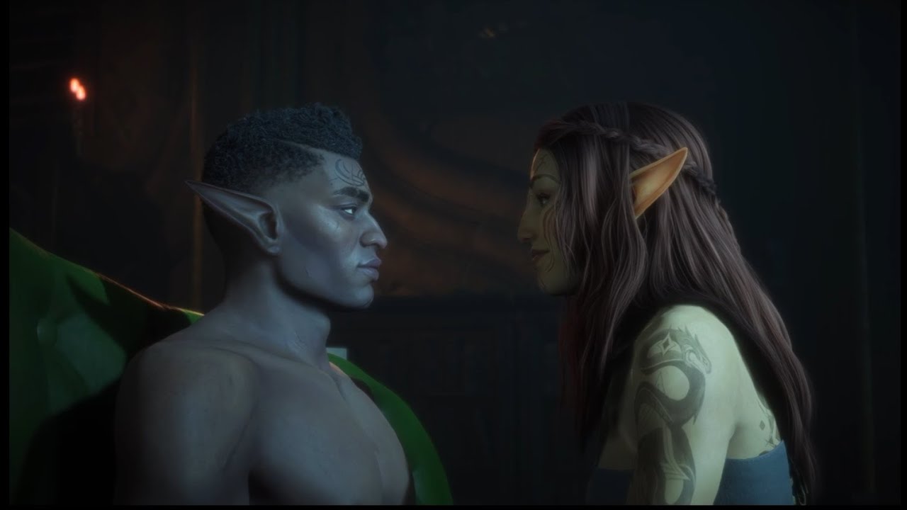 Davrin Romance Scene (all choices)