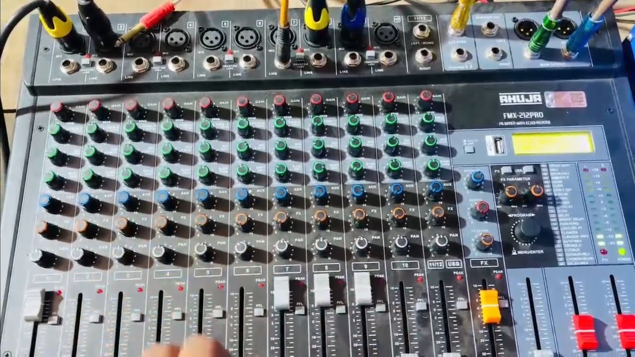 Ahuja FMX-212 Pro Mixer // Ahuja live 12 channel mixer