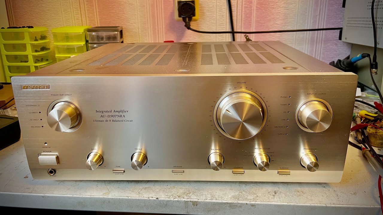 Sansui au-a907 nra (сер. №609100087). Профилактика после профилактики! Часть 1
