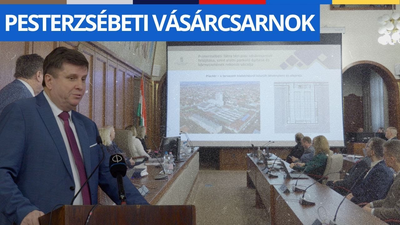 Tátra téri vásárcsarnok – sajtótájékoztató a megújulásról