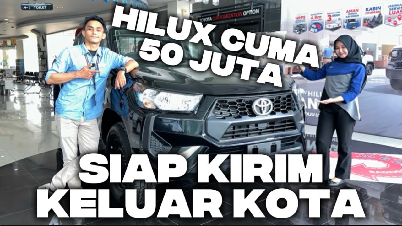 BUKTIKAN KETANGGUHAN HILUX! PROMO DOUBLE CABIN PALING MURAH TAHUN INI!