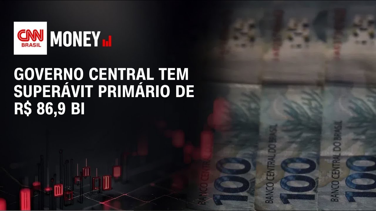 Governo Central tem superávit primário de R$ 86,9 bi | ABERTURA DE MERCADO