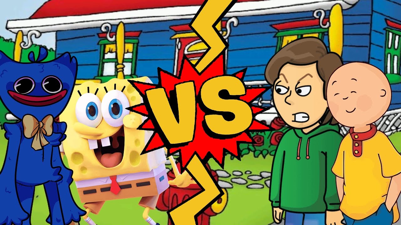 M.U.G.E.N Battles | Huggy Wuggy/SpongeBob vs Boris Anderson/Caillou