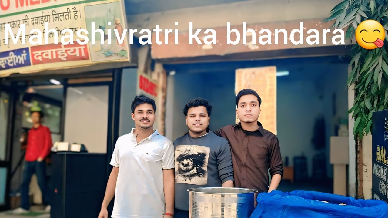 Mahashivratri ka bhandara ka vlog guys 🤩 #trending #india #viralvideo 
