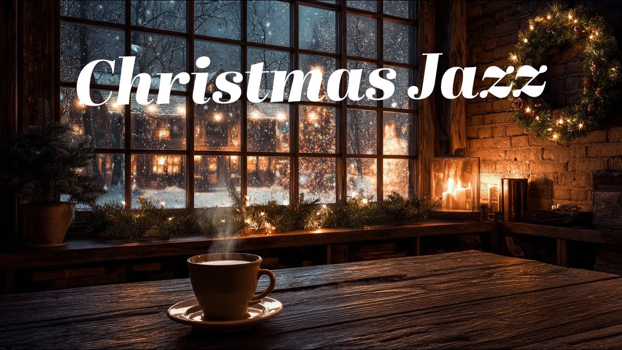 Lo-fi Christmas Jazz ❄️ Cozy Winter Night Study Music | Relaxing Holiday Cafe Playlist | 크리스마스 공부 음악