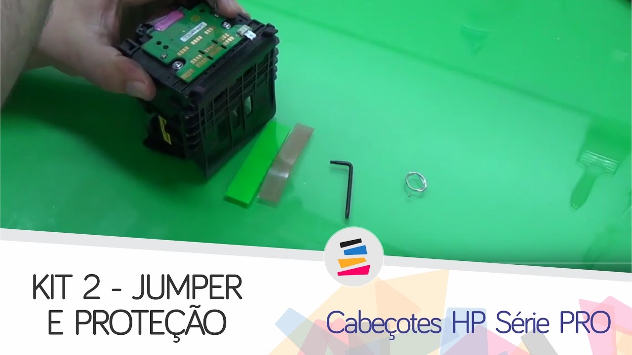Tutorial - Aplicar Nova Proteção Cabeçote e Jumper HP 251DW 276DW 8100 8600 8610 8620 7612 - SULINK