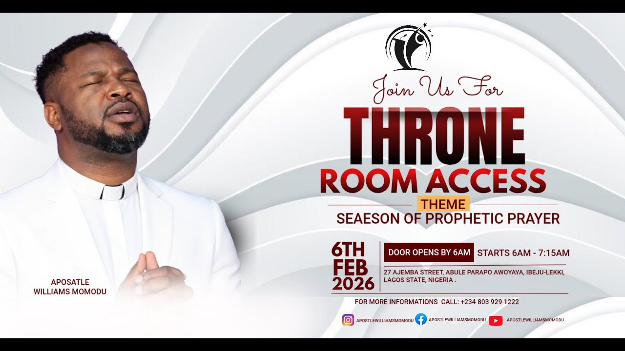 SEASON OF PROPHETIC PRAYERS // WITH APST. WILLIAMS AND APST. CARLANE MOMODU 07-02-2026