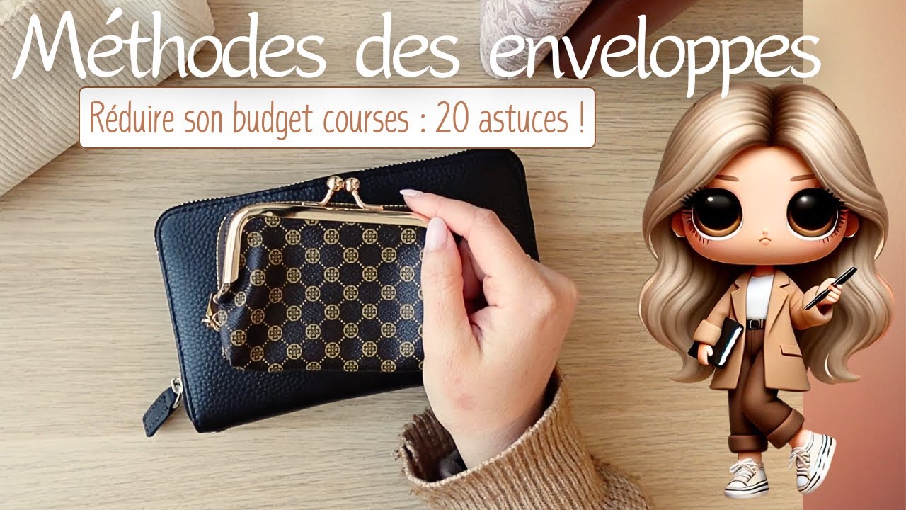 20 ASTUCES SIMPLES pour r&eacute;duire son budget courses (avec la m&eacute;thodes des enveloppes et bien plus !)✨