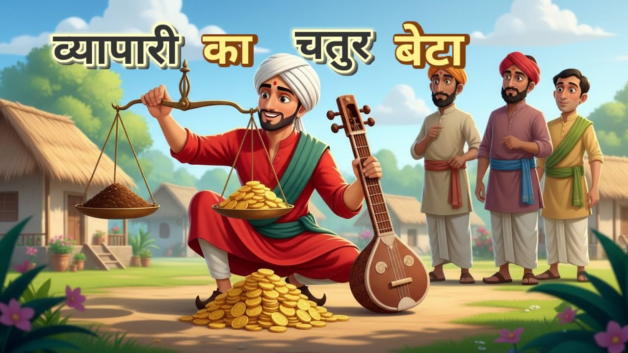 🔴 व्यापारी का चतुर बेटा। Hindi Moral Story । kahani bed time story । cartoon story। कहानी