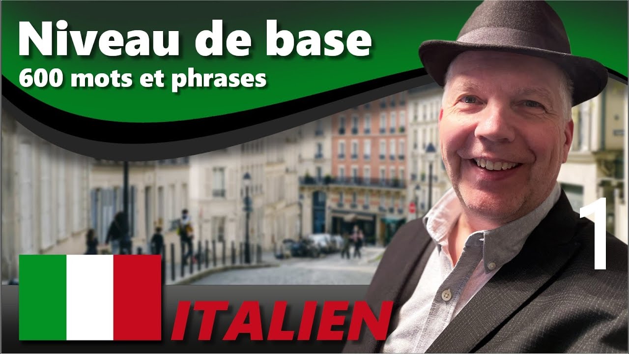 Apprendre l'italien │ Niveau de base │ 600 mots et phrases