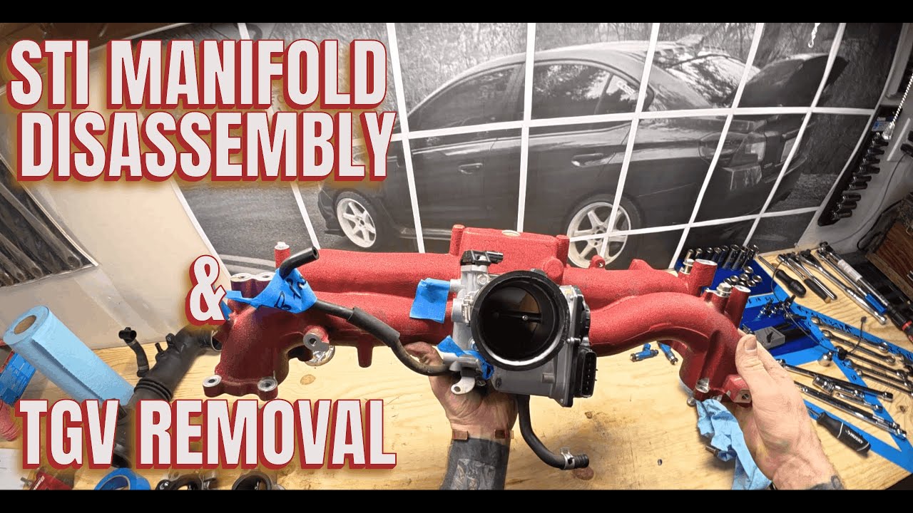 2018 STI INTAKE MANIFOLD DISASSEMBLY AND TGV REMOVAL
