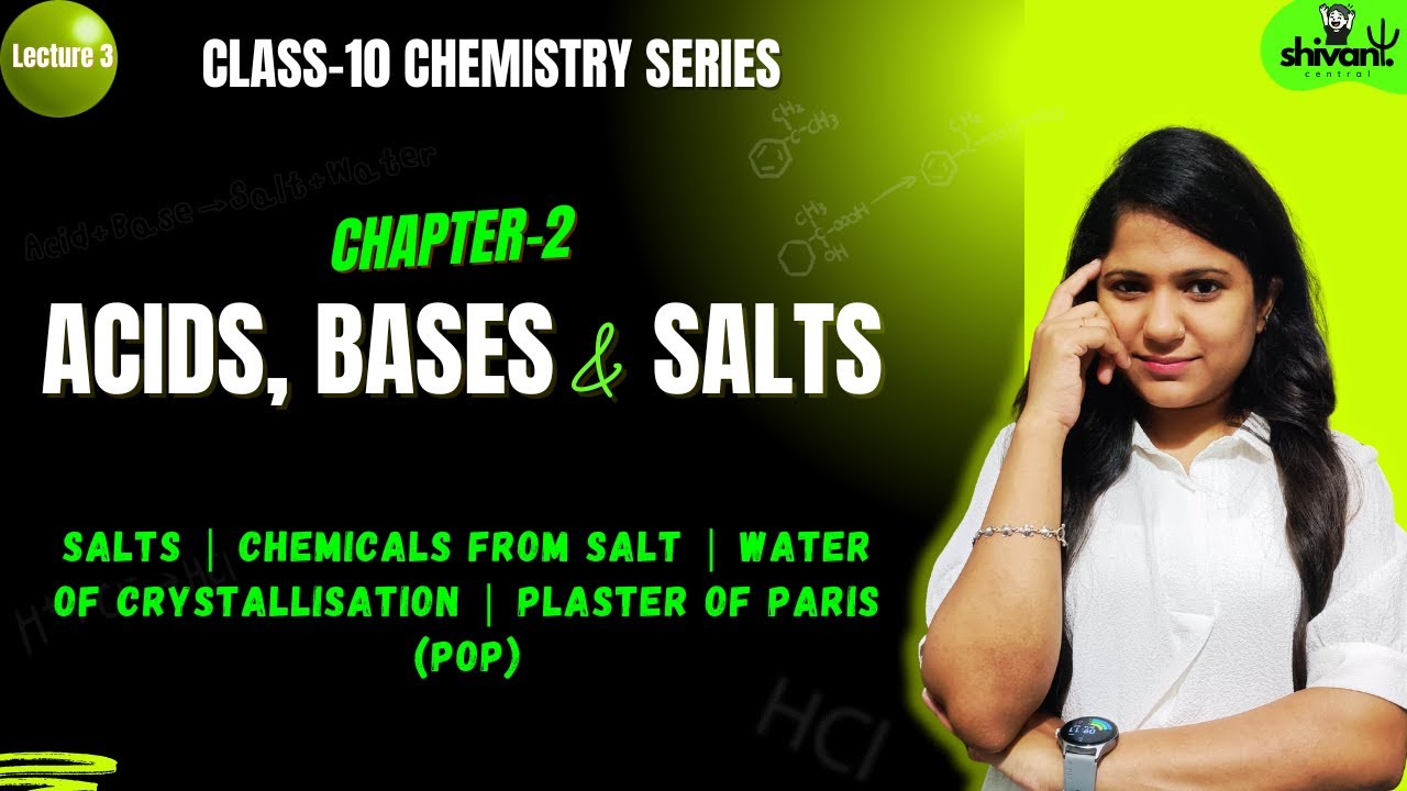 Salts Explained | Baking Soda, Washing Soda, POP, Bleaching Powder | Class 10 Chemistry