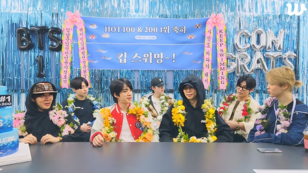 [MULTI SUB]🔴BTS Full Weverse Live Today SWIM' HOT 100 & 200 Celebration 🔥💜 (01.04.2026)