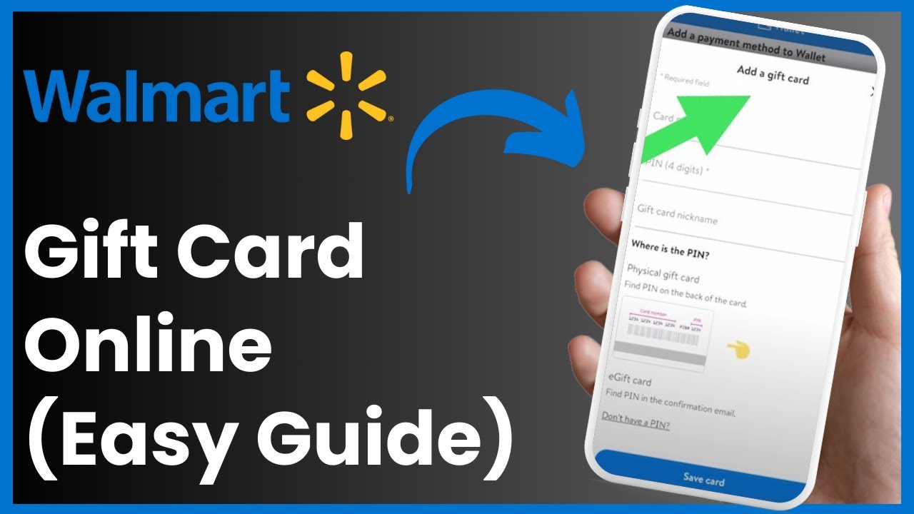 Как использовать подарочную карту Walmart онлайн!