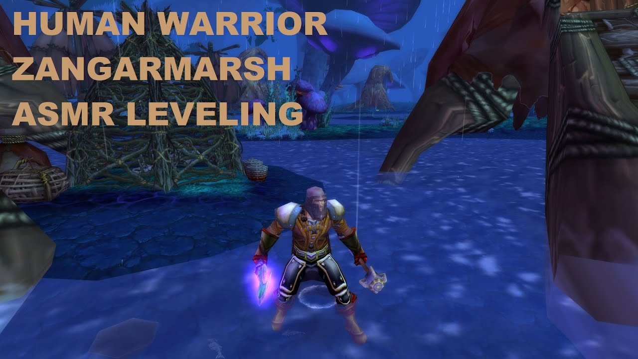 ASMR, WoW Burning Crusade Classic, Human Warrior, Zangarmarsh Leveling, No Commentary
