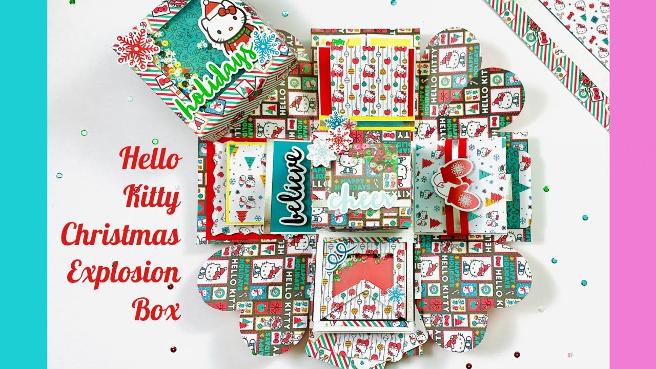 Hello Kitty Christmas Explosion Box (Flip Through)