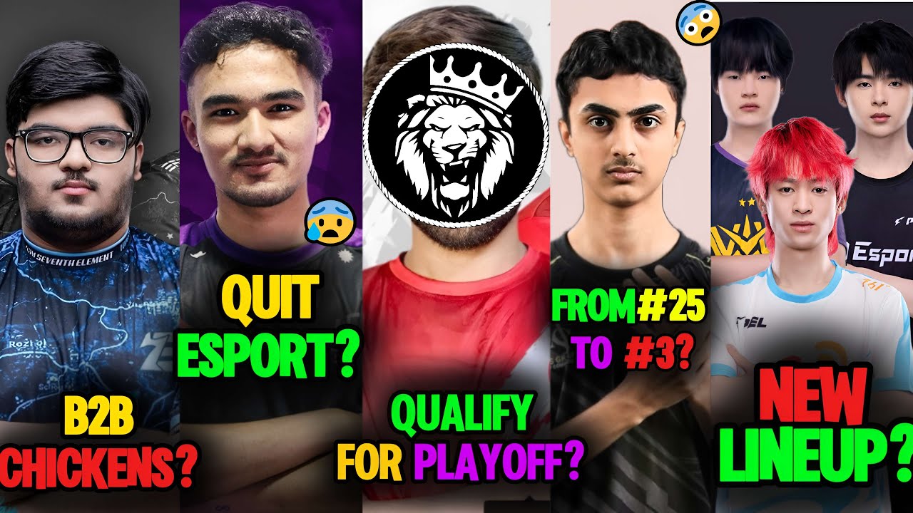 4 THRIVES GREAT COMEBACK😱7E AND STAR QUALIFY😍MALIK END HIS ESPORT JOURNEY😰NV,JDE AND WBG NEW LINUP😍