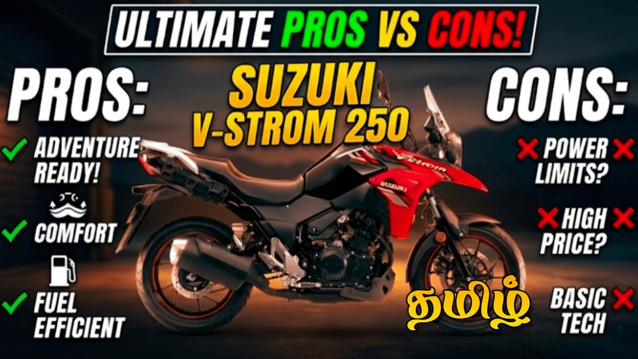 New Suzuki V-Strom 250 SX OBD2B Tamil Review | Mileage, Price & Pros vs Cons