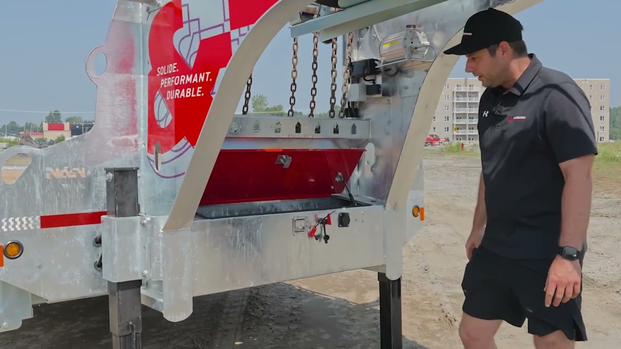 N&N Trailers presents the Buffalo Ultimate with gooseneck and 12-foot hydraulic lift