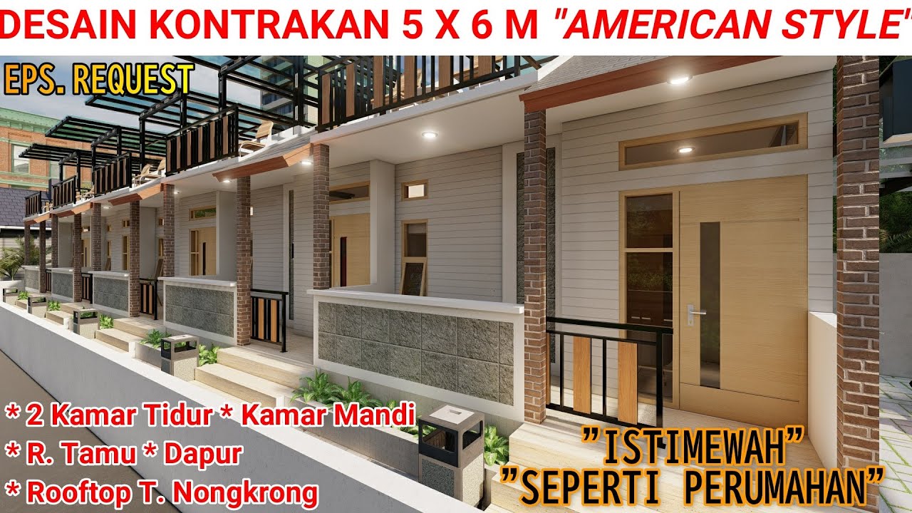 DESAIN KONTRAKAN 5 X 6 M 