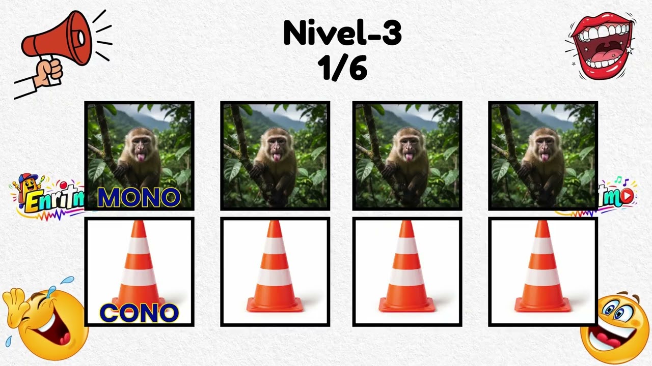 Say The Word On Beat EN ESPA&Ntilde;OL - Di la Palabra al Ritmo 🎵 Nivel 1-3 (F&aacute;cil, Medio, Dif&iacute;cil)