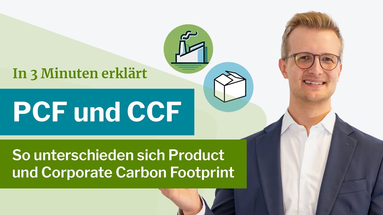 PCF und CCF | Was ist der Unterschied? | Product Carbon Footprint und Corporate Carbon Footprint