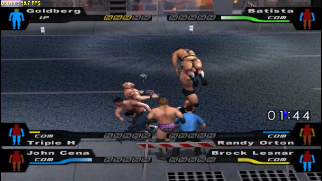 WWE Smackdown Here Comes The Pain (PCSX2) - Hardcore Time Limit