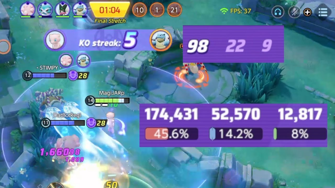 MEW IS INSANE! 174K DAMAGE! | Pokemon Unite Soloq
