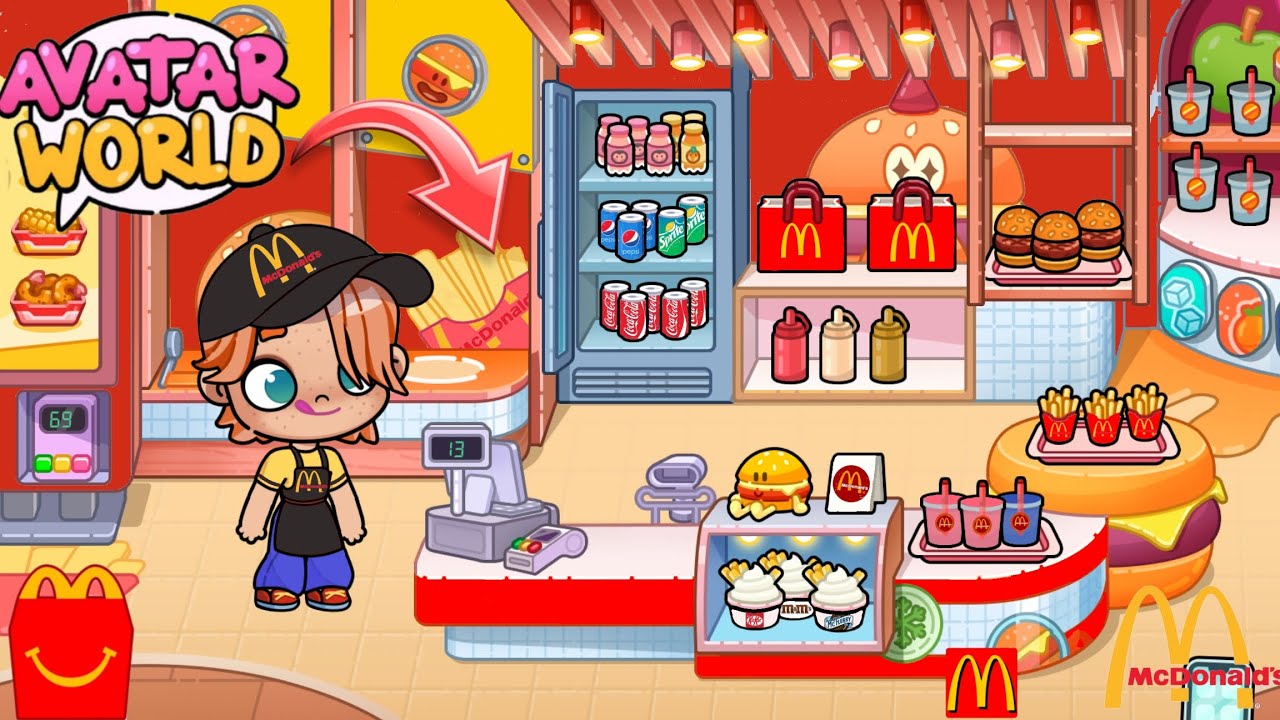 MC Donald's in AVATAR WORLD | Pazu