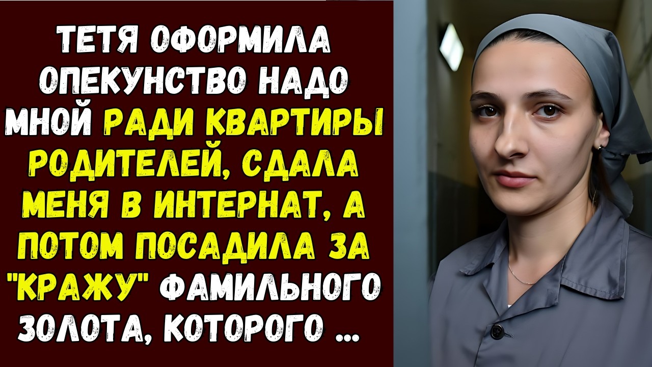 Тетя оформила опекунство надо мной ради квартиры родителей, сдала меня в интернат, а потом посадила