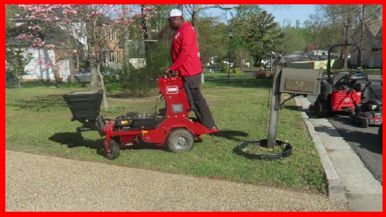 Toro Stand on Aerator w/ Spreader attachment Demo!!