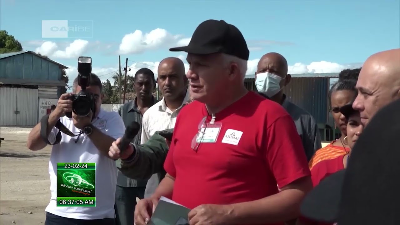 Presidente de Cuba recorre el municipio de Palma Soriano