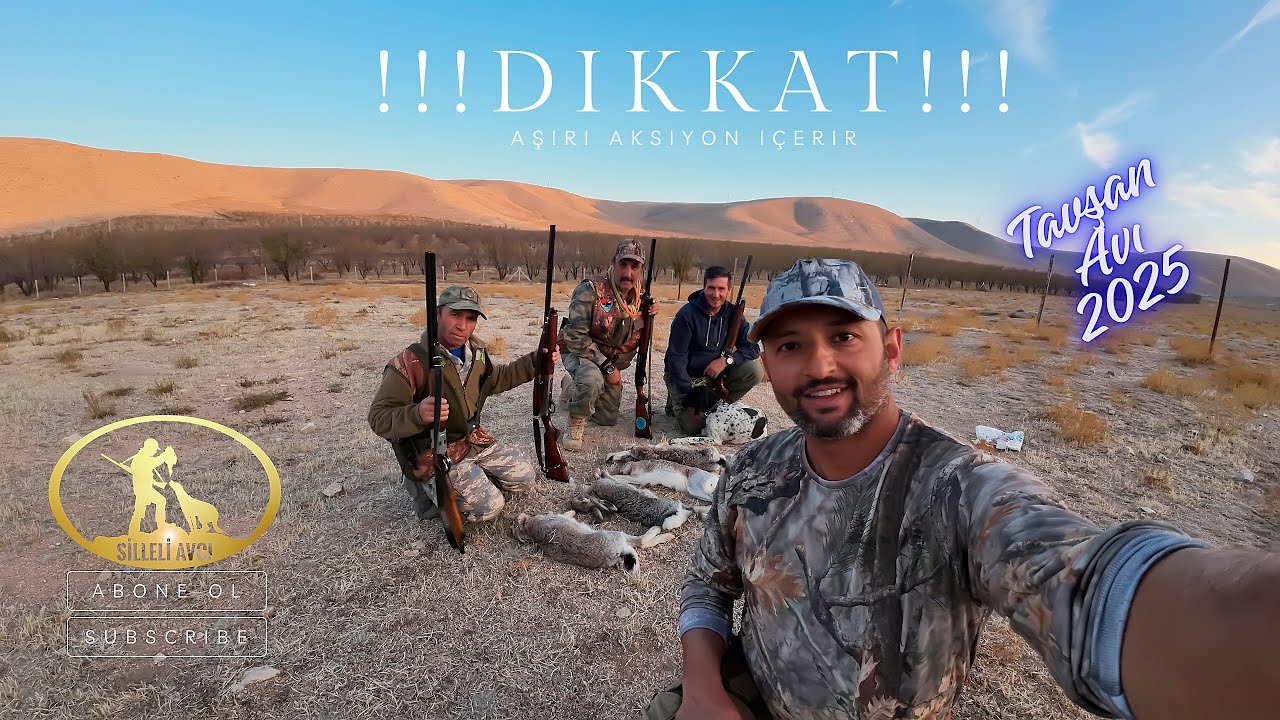 DİKKAT!!! Aşırı Aksiyon İ&ccedil;erir!!! 2025 Tavşan Avı #wildlife #hunting #av #avcılık #tavşanavı #doğa