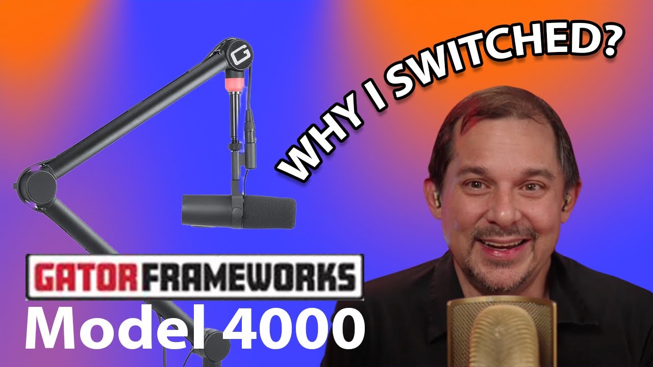 Gator Frameworks 4000 Mic Boom. The best for podcasters?