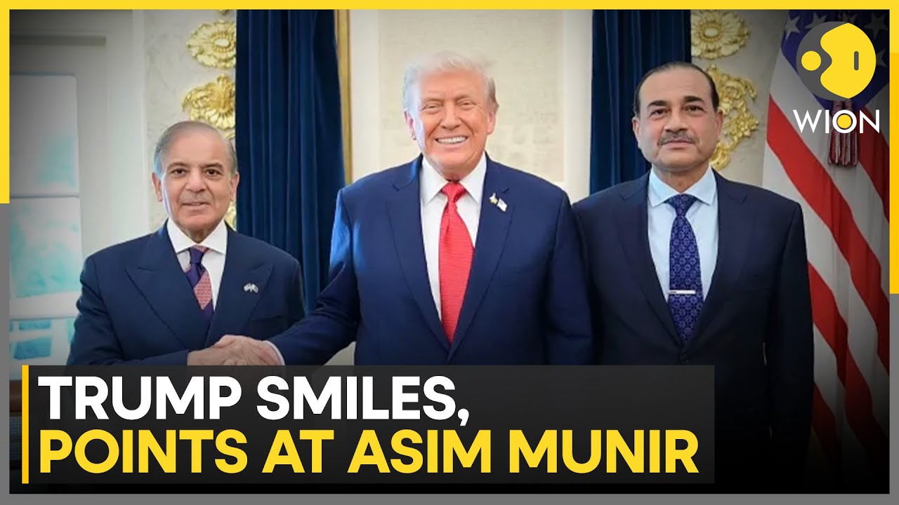 Trump Reacts at Seeing Asim Munir as Pakistan Joins Trump's Board of Peace in Davos | WION News