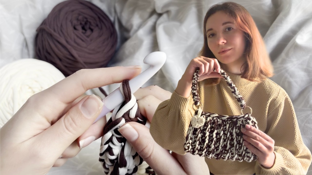 Easy Duo-Tone Crochet Bag Tutorial | Step-by-Step for Beginners