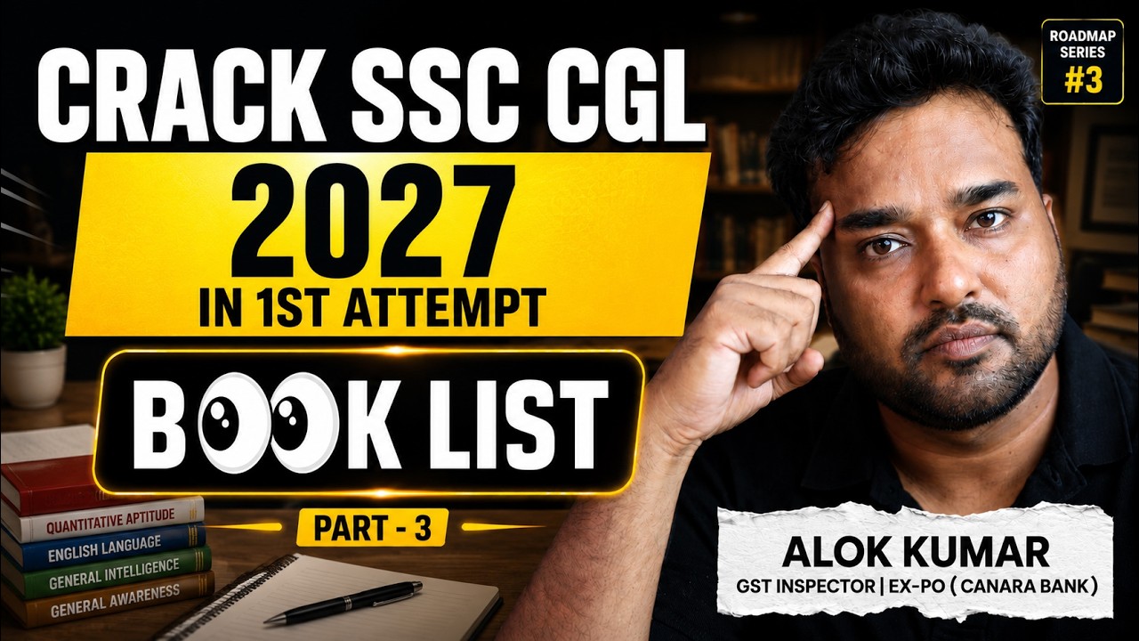 SSC CGL 2027 Complete Booklist & Resources | Best Books for Beginners I Simplicrack