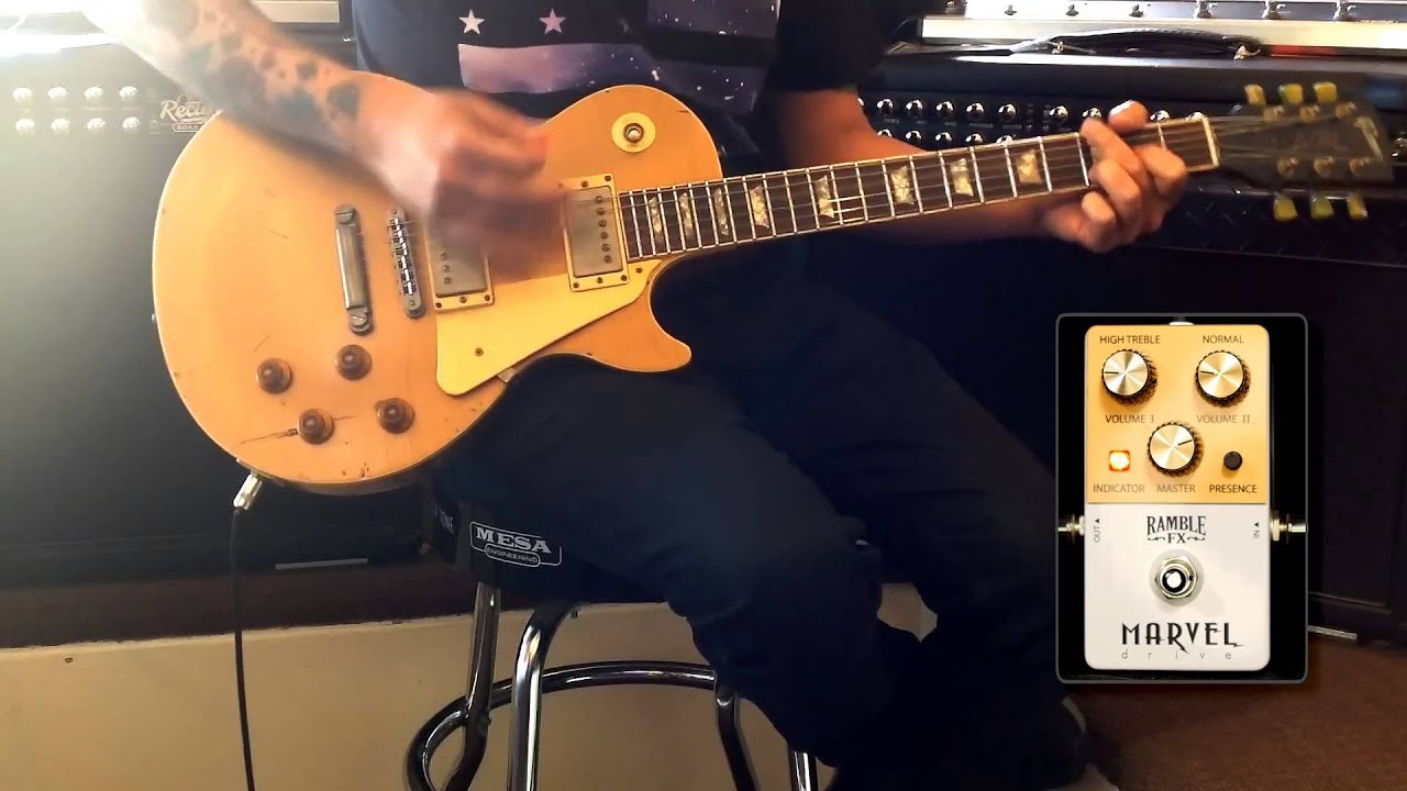 Nash LP-60 / Ramble FX Marvel Drive / MESA&reg; Lone Star 1x12 Combo.