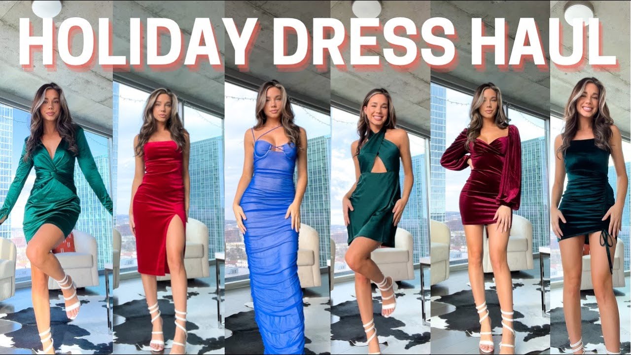 WINDSOR STORE: Holiday Dress Try-on Haul!!