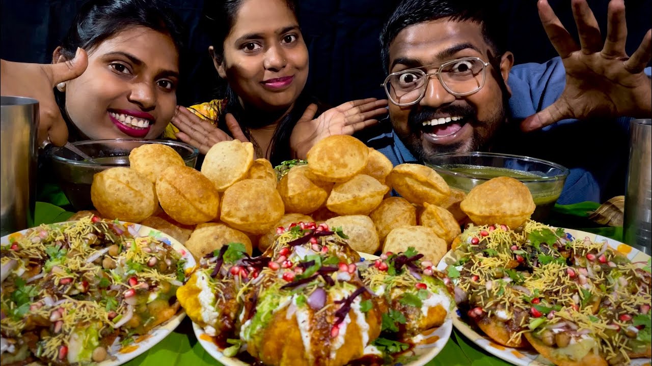 Pani Puri , Raj Kachori , papri,  challenge, homemade food, 🔥🔥😍😋🤤🤤👌👌